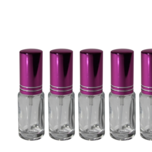 Атомайзер Aromaprovokator цилиндр стекло, спрей фиолетовый металл 5 ml