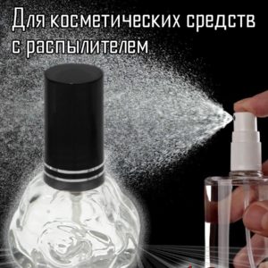 Атомайзер Aromaprovokator стекло бутон, спрей пластик черный 13 ml