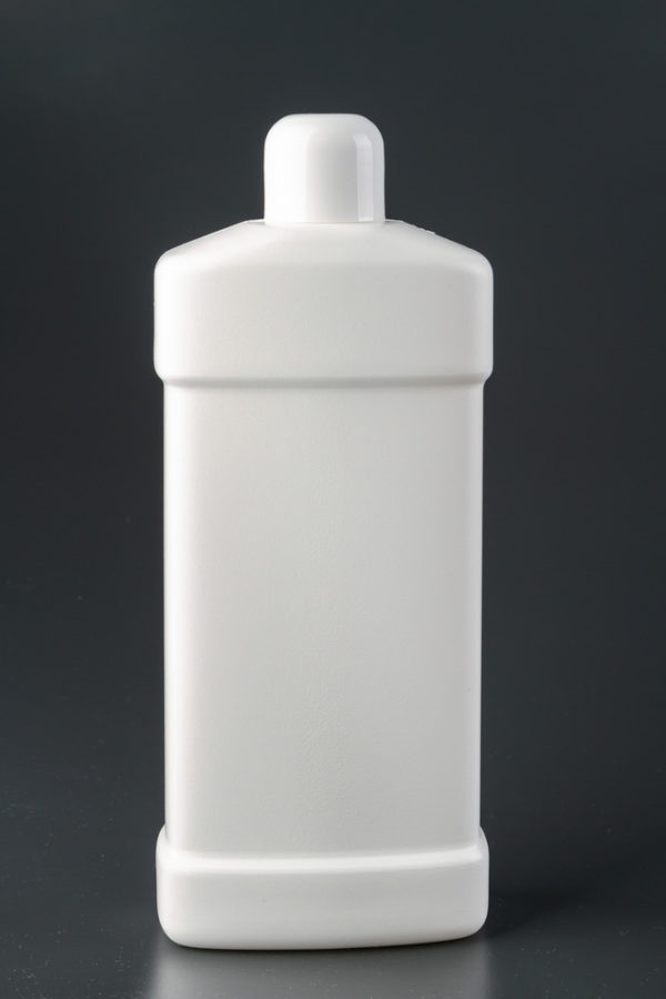 Флакон ПНД Aromaprovokator 500 мл, белый плоский с мерным колпаком 25 мл